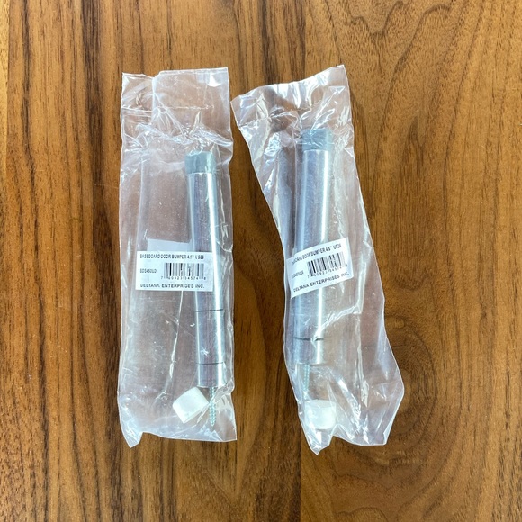 New! Deltana Solid Brass Maximum Extension Base board / Door Stop 4 1/2" - Picture 1 of 5